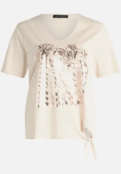 Betty Barclay Shirts*Basic Shirt mit Schleifenknoten Patch Beige/Beige