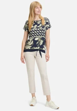Betty Barclay Shirts*Basic Shirt mit Schleifenknoten Dark Blue/Green