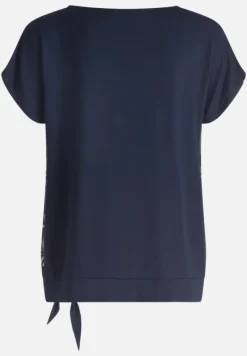 Betty Barclay Shirts*Basic Shirt mit Schleifenknoten Dark Blue/Green