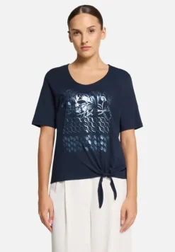 Betty Barclay Shirts*Basic Shirt mit Schleifenknoten Patch Dark Blue/Dark Blue