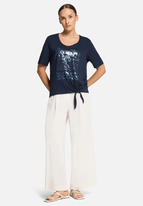 Betty Barclay Shirts*Basic Shirt mit Schleifenknoten Patch Dark Blue/Dark Blue