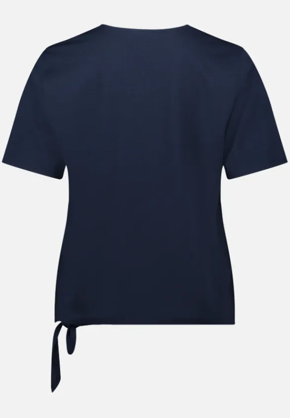 Betty Barclay Shirts*Basic Shirt mit Schleifenknoten Patch Dark Blue/Dark Blue