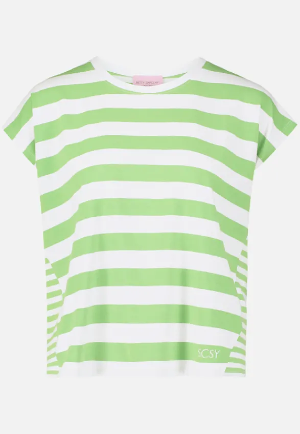 Betty Barclay Shirts*Basic Shirt mit Streifen White/Green