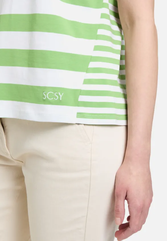 Betty Barclay Shirts*Basic Shirt mit Streifen White/Green