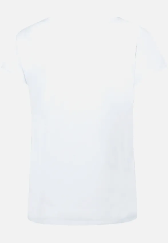 Betty Barclay Shirts*Basic Shirt mit U-Boot-Ausschnitt White/Khaki