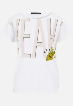 Betty Barclay Shirts*Basic Shirt mit U-Boot-Ausschnitt White/Beige