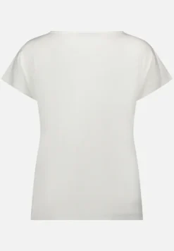 Betty Barclay Shirts*Basic Shirt mit U-Boot-Ausschnitt White/Khaki