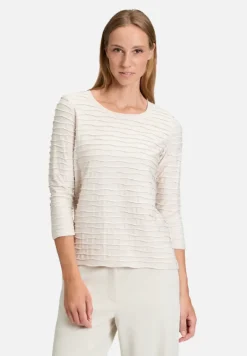 Betty Barclay Shirts*Basic Shirt mit Wellenstruktur beige