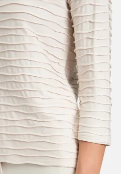 Betty Barclay Shirts*Basic Shirt mit Wellenstruktur beige