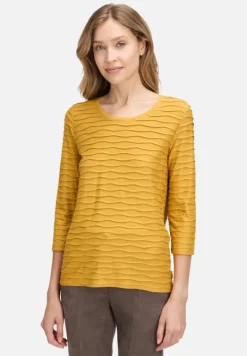 Betty Barclay Shirts*Basic Shirt mit Wellenstruktur gold