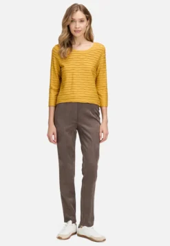Betty Barclay Shirts*Basic Shirt mit Wellenstruktur gold