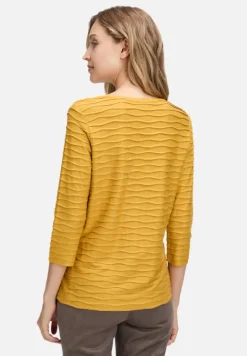 Betty Barclay Shirts*Basic Shirt mit Wellenstruktur gold