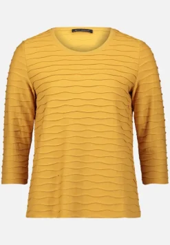 Betty Barclay Shirts*Basic Shirt mit Wellenstruktur gold