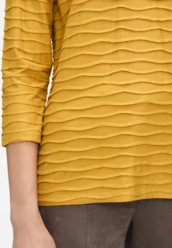 Betty Barclay Shirts*Basic Shirt mit Wellenstruktur gold
