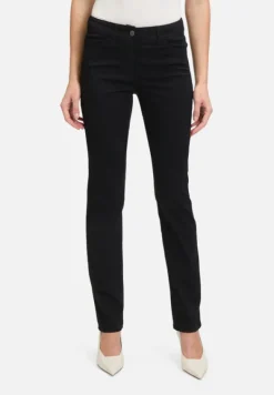 Betty Barclay Jeans*Basic-Jeans mit aufgesetzten Taschen Schwarz/Schwarz