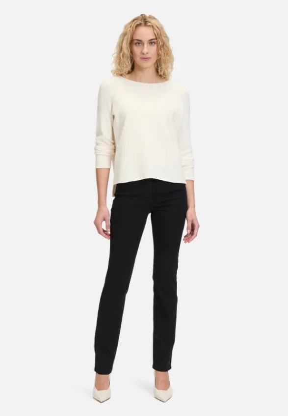 Betty Barclay Jeans*Basic-Jeans mit aufgesetzten Taschen Schwarz/Schwarz