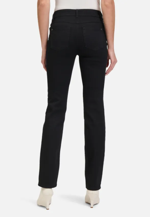 Betty Barclay Jeans*Basic-Jeans mit aufgesetzten Taschen Schwarz/Schwarz