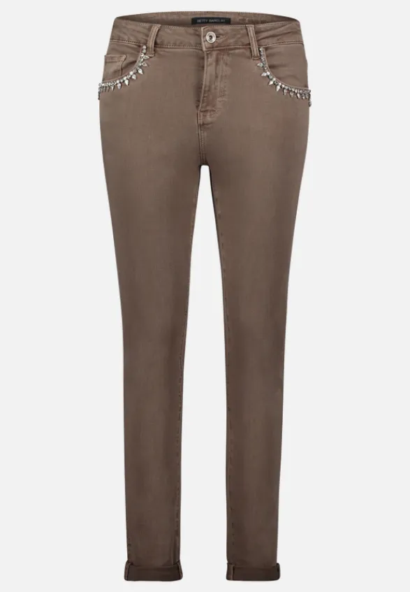 Betty Barclay Jeans*Basic-Jeans mit Waschung Braun