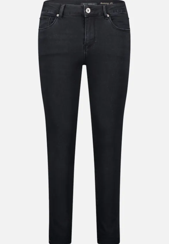 Betty Barclay Jeans*Basic-Jeans mit Waschung Black Denim