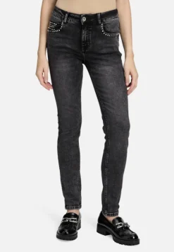 Betty Barclay Jeans*Basic-Jeans mit Waschung Dark Grey Denim
