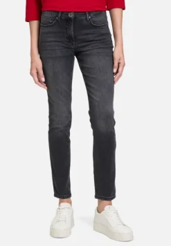 Betty Barclay Basics|Jeans*Basic-Jeans mit Waschung Dark Grey Used Denim