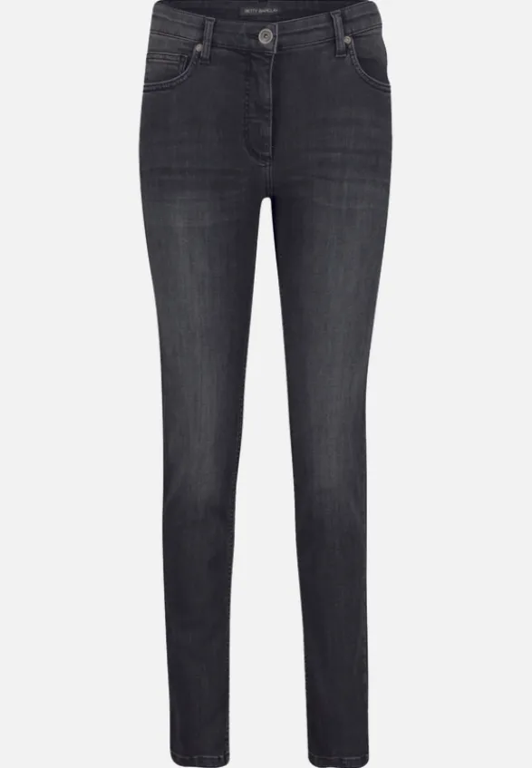 Betty Barclay Basics|Jeans*Basic-Jeans mit Waschung Dark Grey Used Denim