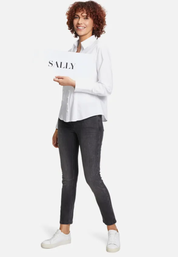 Betty Barclay Basics|Jeans*Basic-Jeans mit Waschung Dark Grey Used Denim