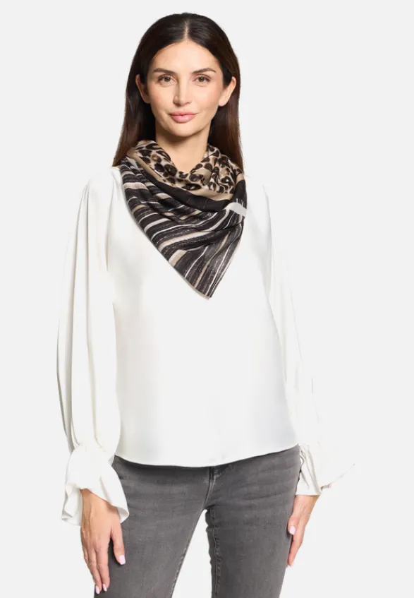 Betty Barclay Accessoires*Basic-Schal mit Aufdruck Beige/Taupe
