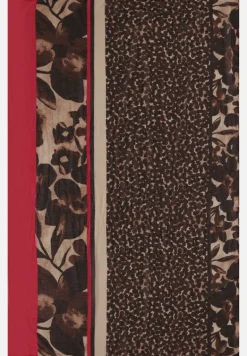 Betty Barclay Accessoires*Basic-Schal mit Blumenprint Brown/Red