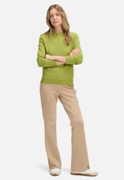 Betty Barclay Strick*Basic-Strickpullover mit Rundhalsausschnitt Fresh Moss