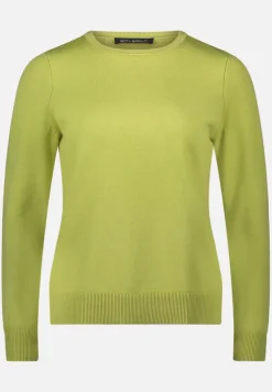 Betty Barclay Strick*Basic-Strickpullover mit Rundhalsausschnitt Fresh Moss