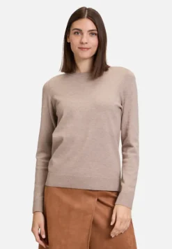 Betty Barclay Basics|Strick*Basic-Strickpullover mit Rundhalsausschnitt FunghiMelange