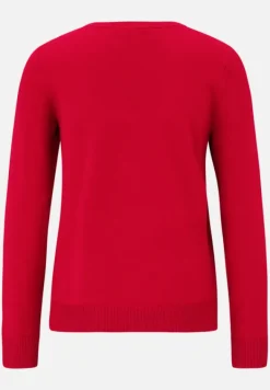 Betty Barclay Strick*Basic-Strickpullover mit Rundhalsausschnitt Rot