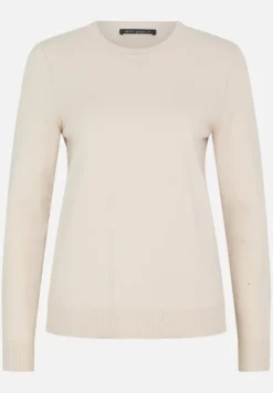 Betty Barclay Strick*Basic-Strickpullover mit Rundhalsausschnitt beige
