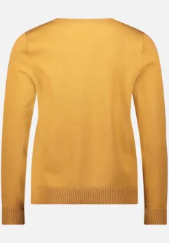 Betty Barclay Strick*Basic-Strickpullover mit Rundhalsausschnitt gold