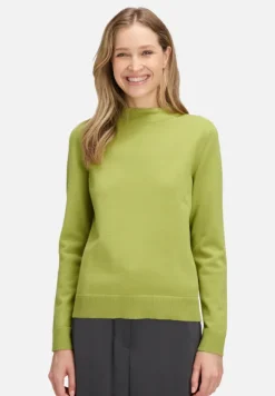Betty Barclay Basics|Strick*Basic-Strickpullover mit Stehkragen Fresh Moss