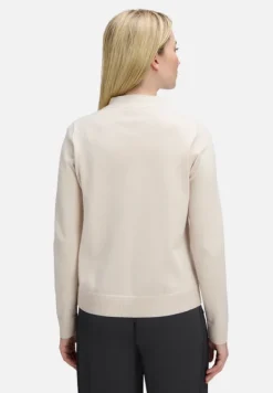 Betty Barclay Basics|Strick*Basic-Strickpullover mit Stehkragen beige