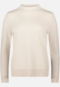 Betty Barclay Basics|Strick*Basic-Strickpullover mit Stehkragen beige