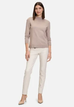 Betty Barclay Basics|Strick*Basic-Strickpullover mit Stehkragen FunghiMelange