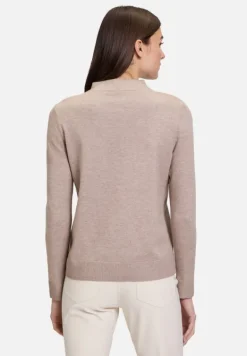 Betty Barclay Basics|Strick*Basic-Strickpullover mit Stehkragen FunghiMelange