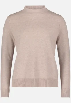 Betty Barclay Basics|Strick*Basic-Strickpullover mit Stehkragen FunghiMelange