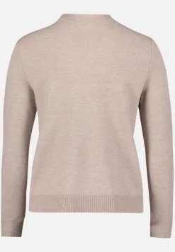 Betty Barclay Basics|Strick*Basic-Strickpullover mit Stehkragen FunghiMelange