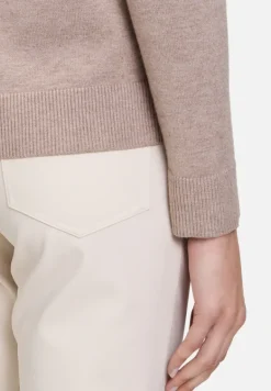 Betty Barclay Basics|Strick*Basic-Strickpullover mit Stehkragen FunghiMelange