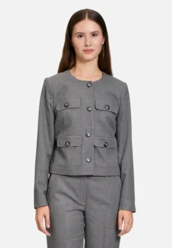 Betty Barclay Business Kleidung|Blazer*Blazer-Jacke langarm Grey Melange