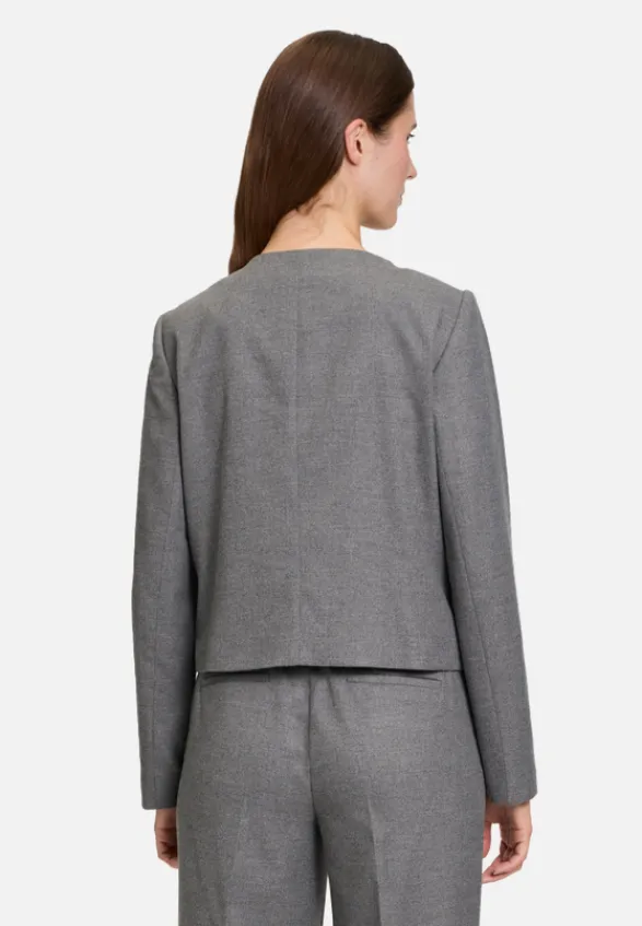 Betty Barclay Business Kleidung|Blazer*Blazer-Jacke langarm Grey Melange