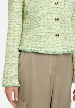 Betty Barclay Business Kleidung|Blazer*Blazer-Jacke langarm Green/Cream