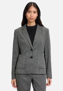 Betty Barclay Business Kleidung|Blazer*Blazer-Jacke langarm Schwarz/Weiß