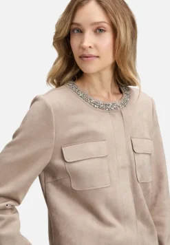 Betty Barclay Festliche Mode|Blazer*Blazer-Jacke mit aufgesetzten Taschen Taupe