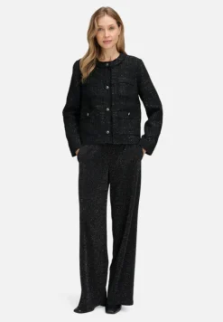 Betty Barclay Business Kleidung|Blazer*Blazer-Jacke mit Fransen Schwarz