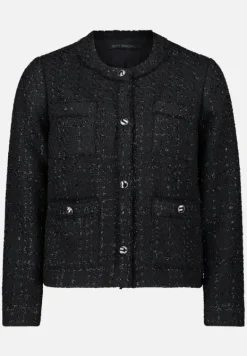 Betty Barclay Business Kleidung|Blazer*Blazer-Jacke mit Fransen Schwarz